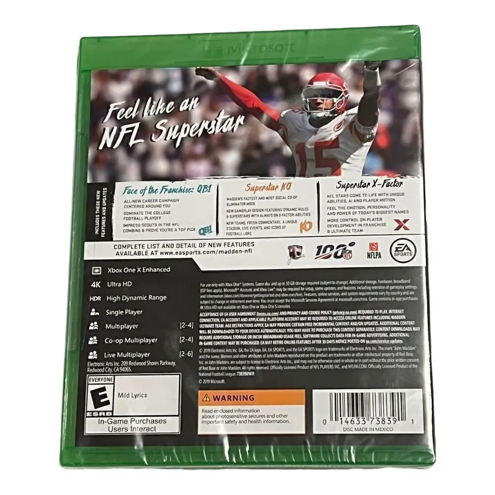 Ea Madden NFL 20 for Xbox One